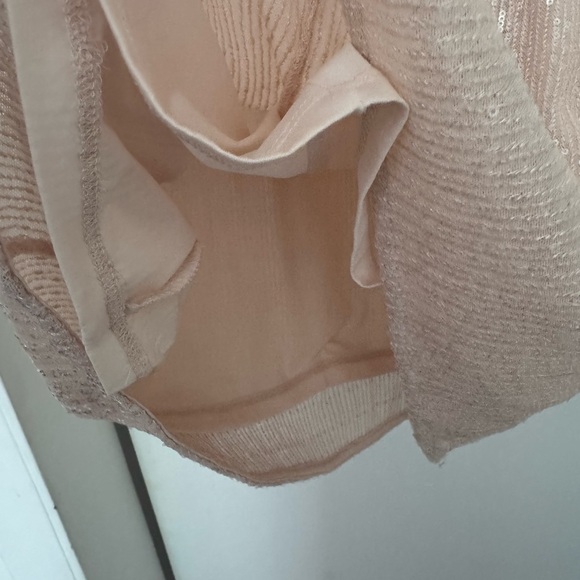 NWOT - Cream mini sequin dress - medium - Picture 5 of 6